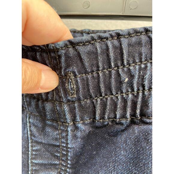 Silver Jeans Womens Sz 28x27 Joga Sweat Pant Jeggings Dark Denim Pants Pockets - Picture 10 of 15